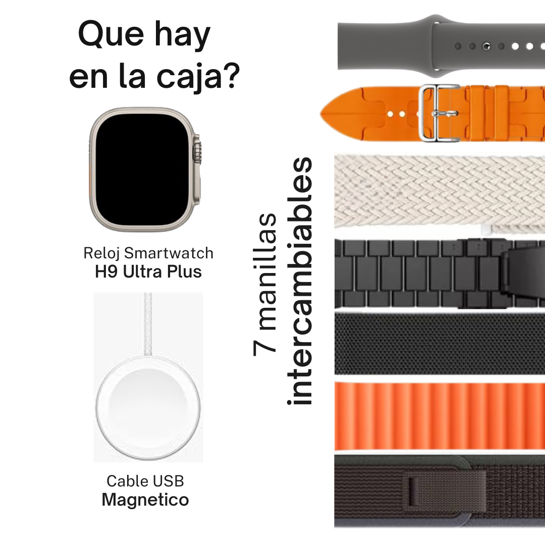 RELOJ SMARTWATCH H9 ULTRA PLUS ⌚️