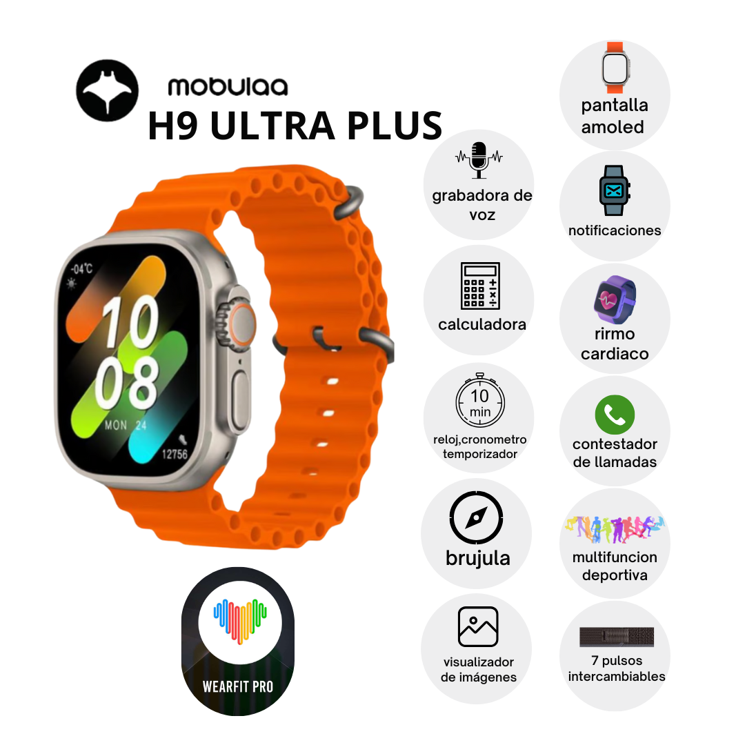 RELOJ SMARTWATCH H9 ULTRA PLUS ⌚️